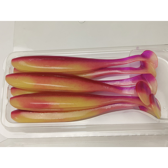 Силікон Keitech Easy Shiner 4.5" (6 шт/упак), колір:pal#12 grape shad, Довжина силікону: 4.5" (11.4 см), Колір силікону: PAL#12 Grape Shad, фото , изображение 6