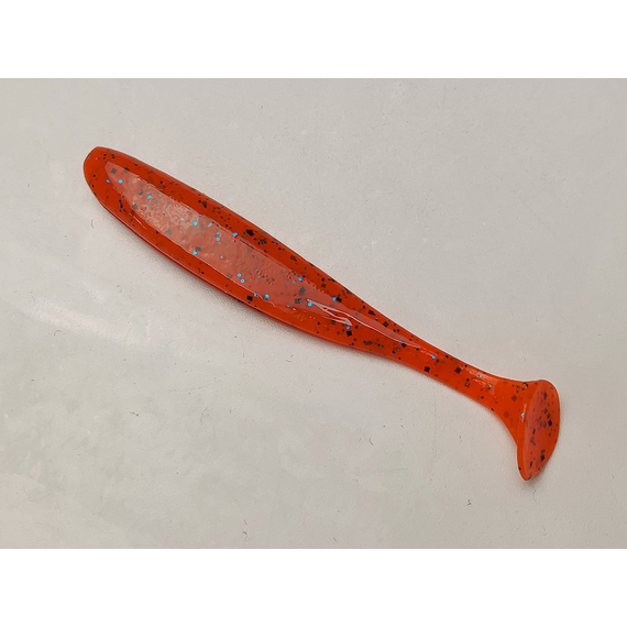 Силікон Keitech Easy Shiner 3.5" (7 шт/упак), колір:ea#13 spicy mustard/blue, Довжина силікону: 3.5" (8.9 см), Колір силікону: EA#13 Spicy Mustard/Blue, фото , изображение 3