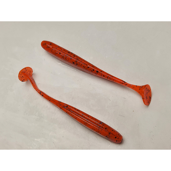 Силікон Keitech Easy Shiner 3.5" (7 шт/упак), колір:ea#13 spicy mustard/blue, Довжина силікону: 3.5" (8.9 см), Колір силікону: EA#13 Spicy Mustard/Blue, фото , изображение 5