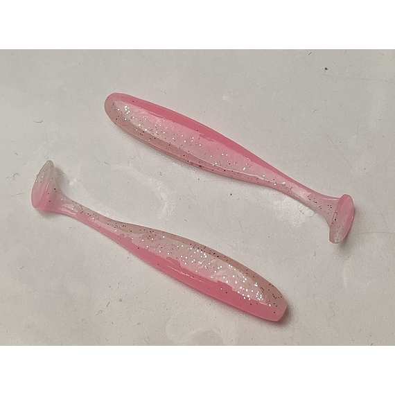 Силікон Keitech Easy Shiner 2" (12 шт/упак), колір:ea#10 pink silver glow, Довжина силікону: 2" (5.1 см), Колір силікону: EA#10 Pink Silver Glow, фото , изображение 4