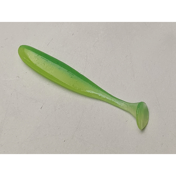 Силікон Keitech Easy Shiner 2" (12 шт/упак), колір:ea#11 lime chartreuseglow, Довжина силікону: 2" (5.1 см), Колір силікону: EA#11 Lime Chartreuse Glow, фото , изображение 3