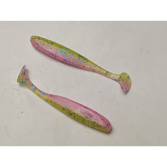 Силікон Keitech Easy Shiner 2" (12 шт/упак), колір:ea#16 cotton candy blue f, Довжина силікону: 2" (5.1 см), Колір силікону: ea#16 cotton candy blue f, фото , изображение 4