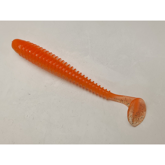 Силікон Keitech Swing Impact 4.5" (6 шт/упак), колір:ea#06 orange flash, Довжина силікону: 4.5" (11.4 см), Колір силікону: EA#06 Orange Flash, фото , изображение 3