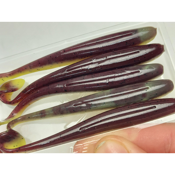 Силікон Select Easy Shad 3.5" col.201 (5 шт/упак), Довжина силікону: 3.5" (8.89 см), Колір силікону: 201, фото , изображение 7