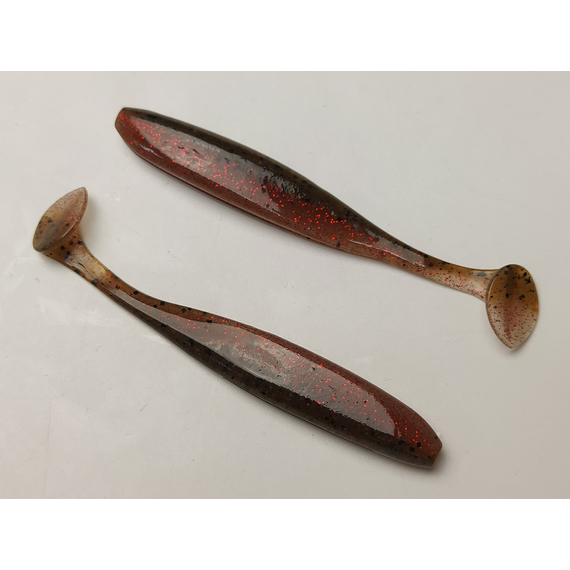 Силікон Keitech Easy Shiner 4" (7 шт/упак), колір:404 red crawdad, Довжина силікону: 4" (10.2 см), Колір силікону: 404 Red Crawdad, фото , изображение 5