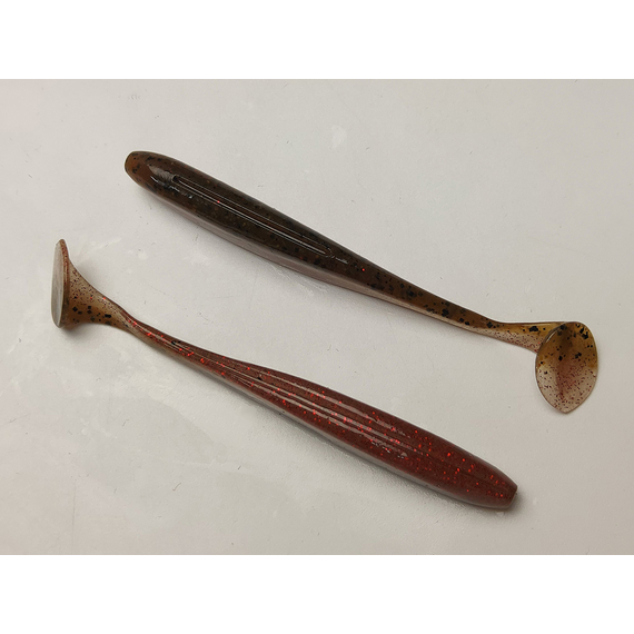 Силікон Keitech Easy Shiner 4" (7 шт/упак), колір:404 red crawdad, Довжина силікону: 4" (10.2 см), Колір силікону: 404 Red Crawdad, фото , изображение 6