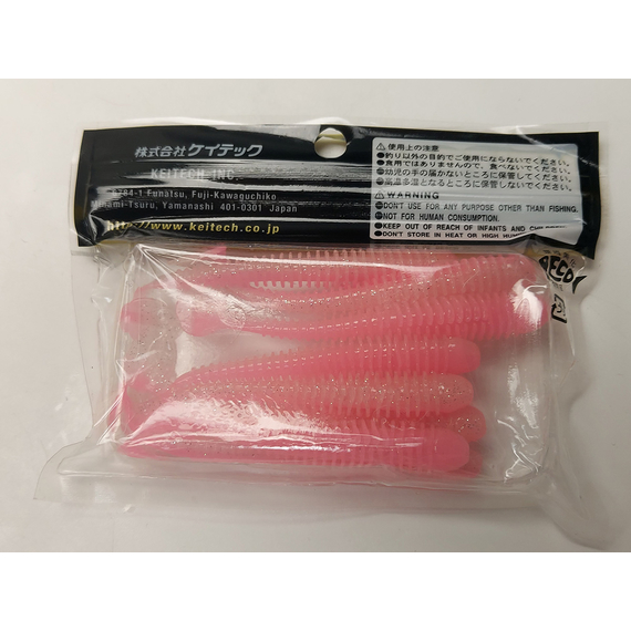 Силікон Keitech Swing Impact 3.5" (8 шт/упак), колір:ea#10 pink silver glow, Довжина силікону: 3.5" (8.9 см), Колір силікону: EA#10 Pink Silver Glow, фото , изображение 8