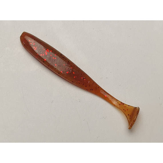 Силікон Keitech Easy Shiner 2" (12 шт/упак), колір:pal#07 motoroil red flake, Довжина силікону: 2" (5.1 см), Колір силікону: pal#07 motoroil red flake, фото , изображение 3