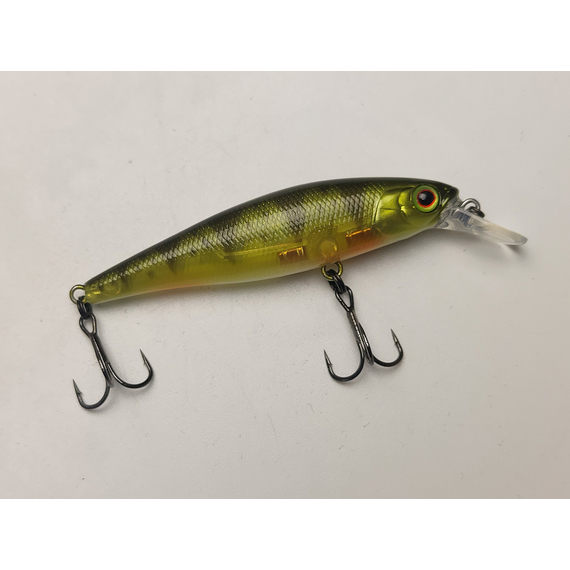 Воблер Jackall Squad Minnow 65SP 65mm 5.8g Ghost G Perch, Розмір/Вага: 65мм/5.8г, Колір воблера: Ghost G Perch, фото , изображение 14