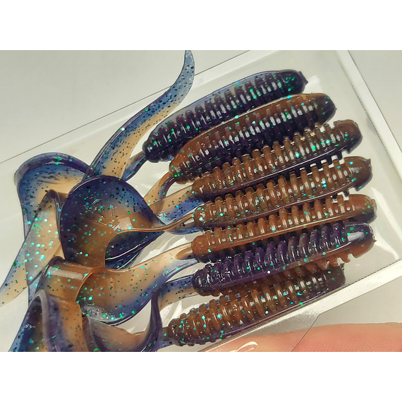 Силикон Select Freek 3.3" col.206 (7 шт/упак), Длина силикона: 3.3" (8.38 см), Расцветка силикона: 206, фото , изображение 8