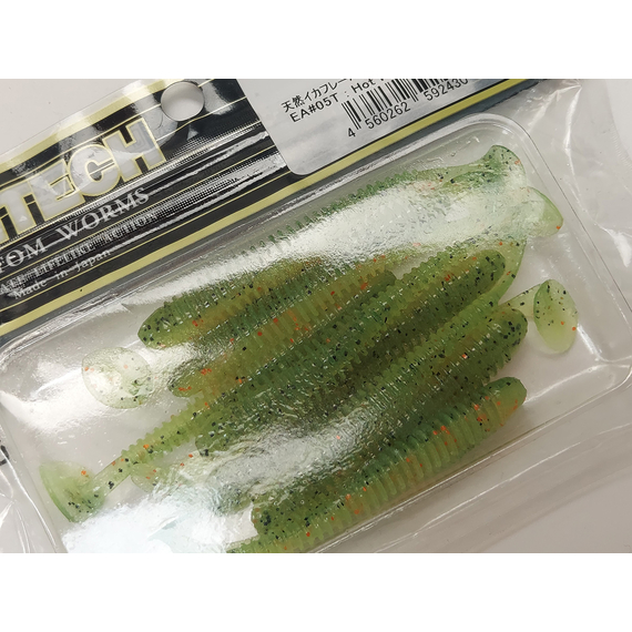 Силікон Keitech Swing Impact 3" (10 шт/упак), колір:ea#05 hot fire tiger, Довжина силікону: 3" (7.6 см), Колір силікону: EA#05 Hot Fire Tiger, фото , изображение 9