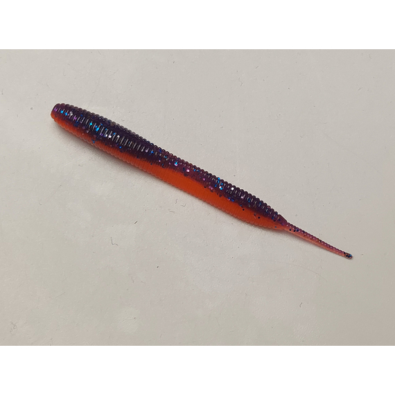 Силикон Keitech Sexy Impact 2.8" (12 шт/упак) ц:pal#09 violet fire, Длина силикона: 2.8" (7.1 см), Расцветка силикона: PAL#09 Violet Fire, фото , изображение 3