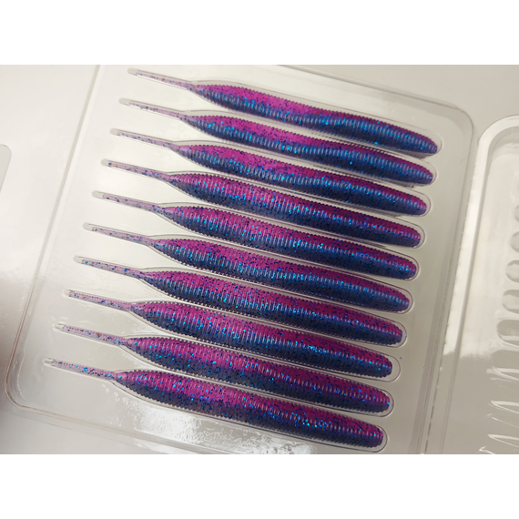 Силикон Keitech Sexy Impact 3.8" (10 шт/упак), цвет: ea#14 clear morning dawn, Длина силикона: 3.8" (9.7 см), Расцветка силикона: ea#14 clear morning dawn, фото , изображение 7