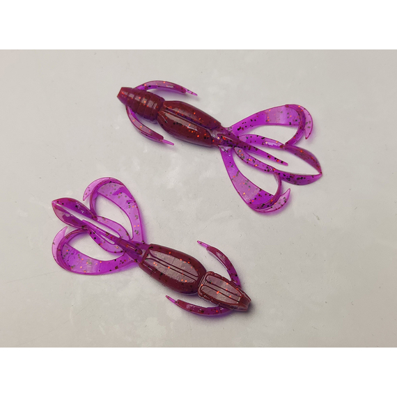 Силікон Keitech Crazy Flapper 2.8" (8 шт/уп), колір: pal#13 mistic spice, Довжина силікону: 2.8" (7.1 см), Колір силікону: PAL#13 Mistic Spice, фото , изображение 3