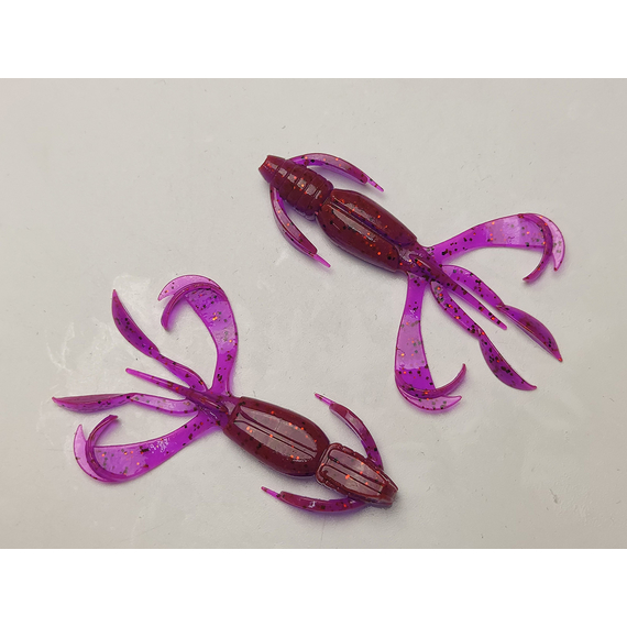 Силікон Keitech Crazy Flapper 2.8" (8 шт/уп), колір: pal#13 mistic spice, Довжина силікону: 2.8" (7.1 см), Колір силікону: PAL#13 Mistic Spice, фото , изображение 4