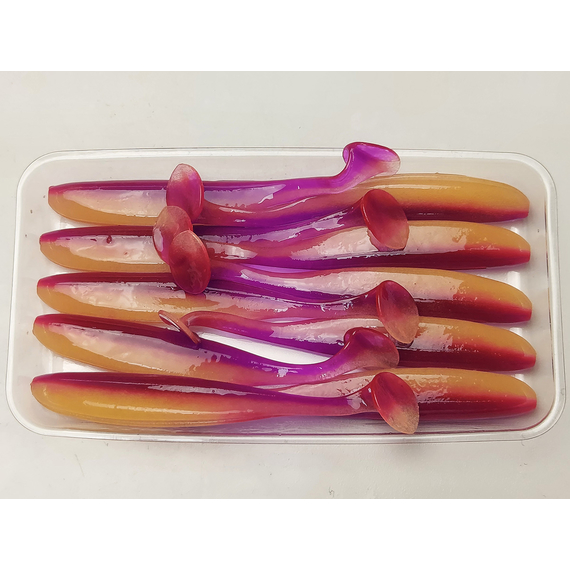 Силікон Keitech Easy Shiner 3" (10 шт/упак), колір:pal#12 grape shad, Довжина силікону: 3" (7.6 см), Колір силікону: PAL#12 Grape Shad, фото , изображение 6