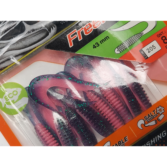 Силикон Select Freek 2.3" col.205 (8 шт/упак), Длина силикона: 2.3" (4.3 см), Расцветка силикона: 205, фото , изображение 8