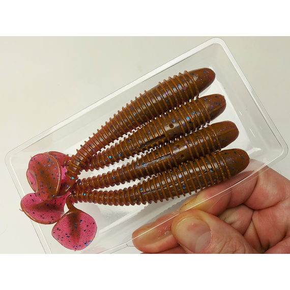 Силікон Select Fatfish 4.8" col.900 (4 шт/упак), Довжина силікону: 4.8" (12.19 см), Колір силікону: 900, фото , изображение 14