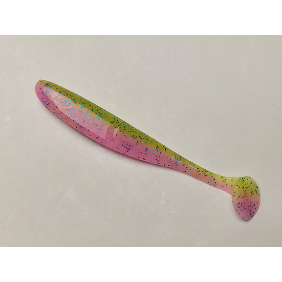 Силікон Keitech Easy Shiner 3.5" (7 шт/уп), колір:ea#16 cotton candy blue f, Довжина силікону: 3.5" (8.9 см), Колір силікону: ea#16 cotton candy blue f, фото , изображение 3