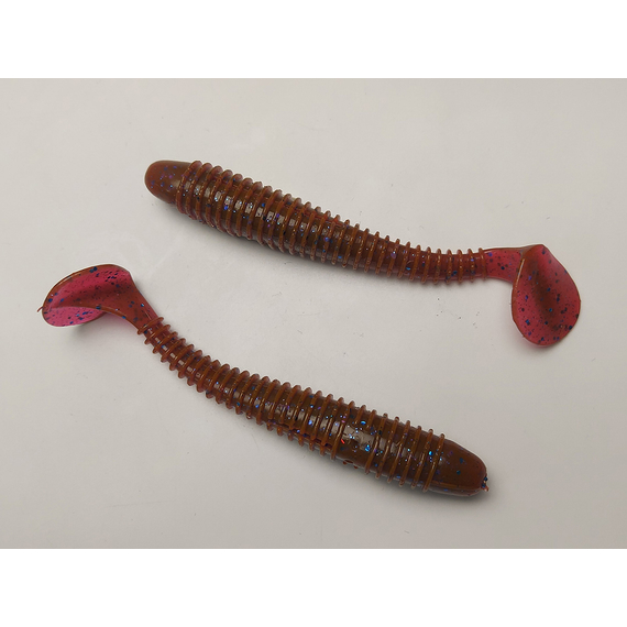 Силікон Select Fatfish 4.8" col.900 (4 шт/упак), Довжина силікону: 4.8" (12.19 см), Колір силікону: 900, фото , изображение 11