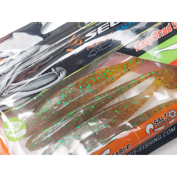 Силікон Select Easy Shad 5" #006 — їстівний віброхвіст для судака та щуки (5 шт/упак), Довжина силікону: 5" (12.7 см), Колір силікону: 006, фото , изображение 10