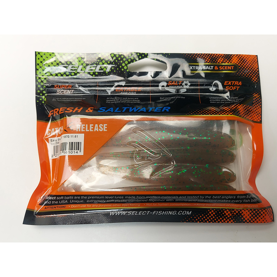 Силікон Select Easy Shad 5" #006 — їстівний віброхвіст для судака та щуки (5 шт/упак), Довжина силікону: 5" (12.7 см), Колір силікону: 006, фото , изображение 9