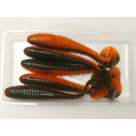 Силикон Select Fatfish 3.8" col.217 (5 шт/упак), Длина силикона: 3.8" (9.65 см), Расцветка силикона: 217, фото , изображение 6