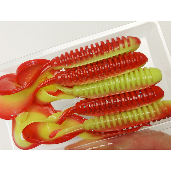 Силикон Select Freek 4.5" col.202 (5 шт/упак), Длина силикона: 4.5" (11.43 см), Расцветка силикона: 202, фото , изображение 10