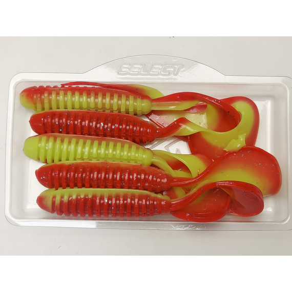 Силикон Select Freek 4.5" col.202 (5 шт/упак), Длина силикона: 4.5" (11.43 см), Расцветка силикона: 202, фото , изображение 6