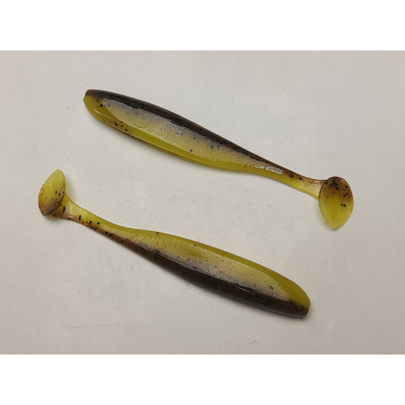 Силікон Keitech Easy Shiner 4" (7 шт/упак), колір:pal#10 bumblebee, Довжина силікону: 4" (10.2 см), Колір силікону: PAL#10 Bumblebee, фото , изображение 4