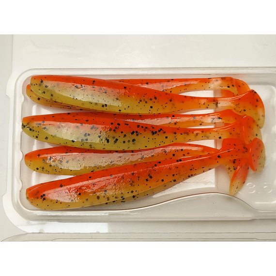 Силікон Keitech Easy Shiner 3.5", колір:pal#08 spicy mustard, Довжина силікону: 3.5" (8.9 см), Колір силікону: PAL#08 Spicy Mustad, фото , изображение 6