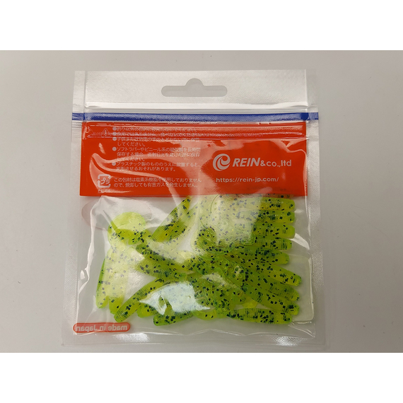 Силікон Reins Fat G-Tail Grub 2" 419 Chart Pepper (20шт/уп), Довжина силікону: 2.0" (5,08 см), Колір силікону: 419 Chart Pepper, фото , изображение 4