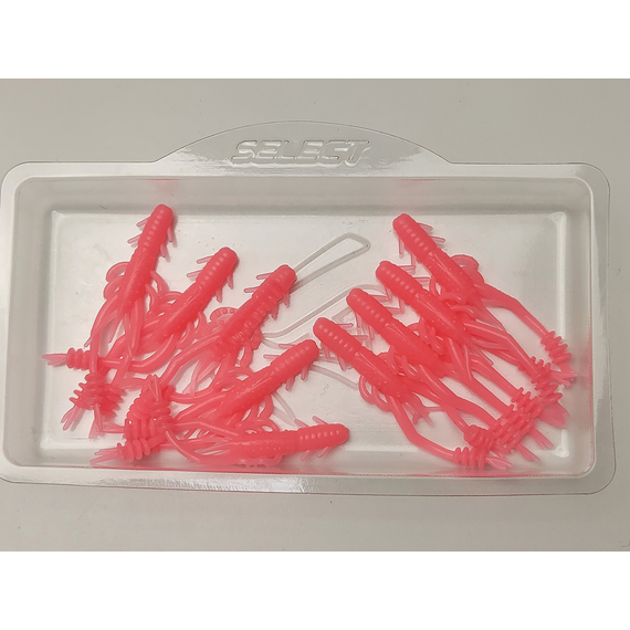 Силікон Select Sexy Shrimp 2" col.PA44 (9 шт/упак), Довжина силікону: 2" (5.08 см), Колір силікону: PA44, фото , изображение 4