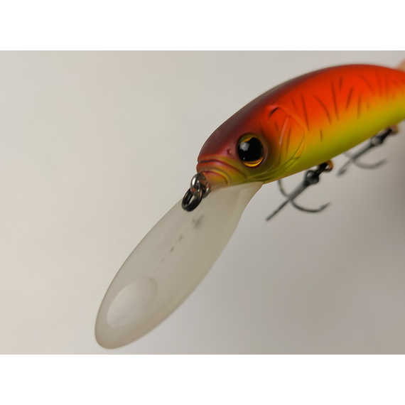 Воблер Imakatsu Diving Riprizer 110 Slow Rizer 112mm 19.0g #46 Matt Red Hot Tiger, Цвет воблера: 46 Matt Red Hot Tiger, фото , изображение 10