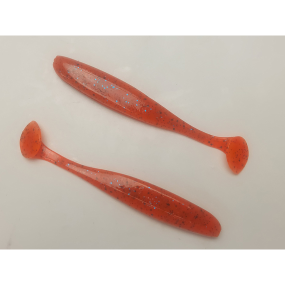 Силікон Keitech Easy Shiner 4" (7 шт/упак), колір:ea#13 spicy mustard/blue, Довжина силікону: 4" (10.2 см), Колір силікону: EA#13 Spicy Mustard/Blue, фото , изображение 10