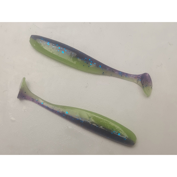 Силікон Keitech Easy Shiner 2" (12 шт/упак), колір:pal#06 violet lime berry, Довжина силікону: 2" (5.1 см), Колір силікону: PAL#06 Violet Lime Berry, фото , изображение 4