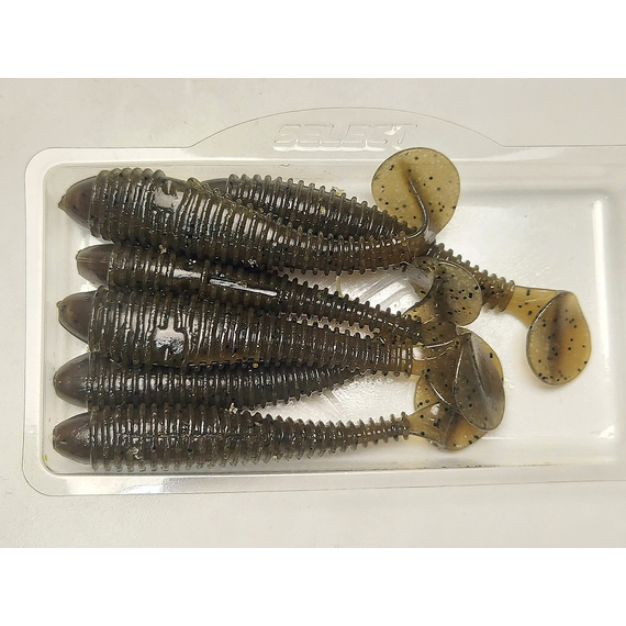 Силикон Select Fatfish 3" col.102 (6 шт/упак), Длина силикона: 3" (7.62 см), Расцветка силикона: 102, фото , изображение 9