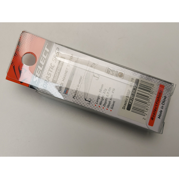 Воблер Select Drastic 56SP 3.1g col.19 (0.7-1m), Цвет воблера: col.19, фото , изображение 5