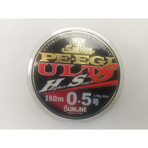 Шнур Sunline PE EGI ULT HS8 180m #0.5/0.117mm 3.9kg, Диаметр: #0.5/0.117mm, фото , изображение 9