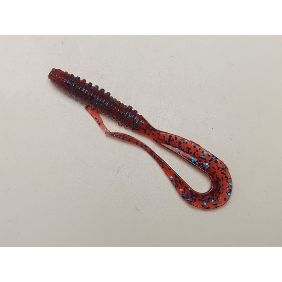 Силикон Keitech Mad Wag Mini 2.5" (12 шт/упак) ц:ea#03 grape, Длина силикона: 2.5" (6.3 см), Расцветка силикона: EA#03 Grape, фото , изображение 3
