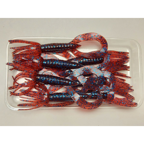 Силикон Keitech Little Spider 3" (8 шт/уп) ц:ea#03 grape, Длина силикона: 3" (7.6 см), Расцветка силикона: EA#03 Grape, фото , изображение 7