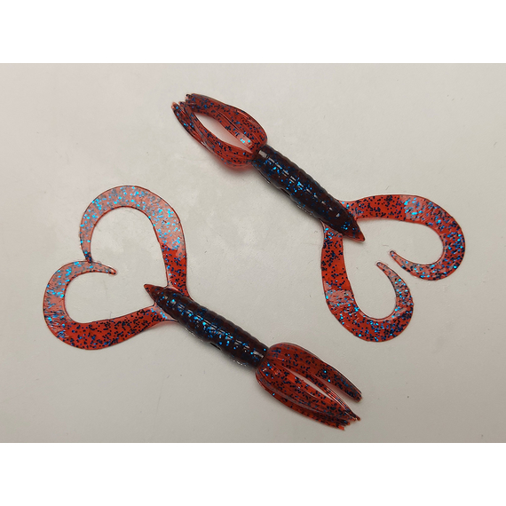 Силикон Keitech Little Spider 3" (8 шт/уп) ц:ea#03 grape, Длина силикона: 3" (7.6 см), Расцветка силикона: EA#03 Grape, фото , изображение 3