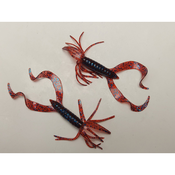 Силикон Keitech Little Spider 3" (8 шт/уп) ц:ea#03 grape, Длина силикона: 3" (7.6 см), Расцветка силикона: EA#03 Grape, фото , изображение 4