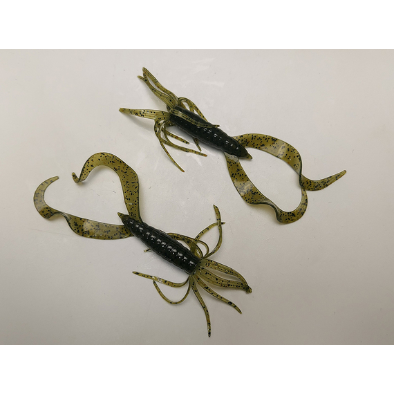 Силікон Keitech Little Spider 3.5" (5 шт/упак), колір:102 watermelon pp., Довжина силікону: 3.5" (8.9 см), Колір силікону: 102 Watermelon PP, фото , изображение 4