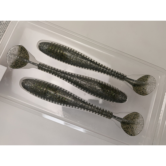 Силикон Keitech Swing Impact FAT 6.8" (3 шт/упак) цвет: 416 silver flash minnow, Длина силикона: 6.8" (17.3 см), Расцветка силикона: 416 Silver Flash Minnow, фото , изображение 8