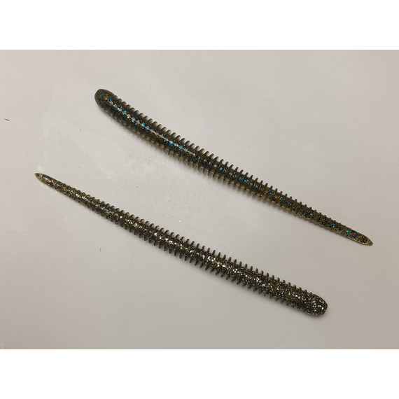 Силікон Keitech Easy Shaker 5.5" (10 шт/упак), колір:418 bluegill flash, Довжина силікону: 5.5" (14 см), Колір силікону: 418 Bluegill Flash, фото , изображение 5