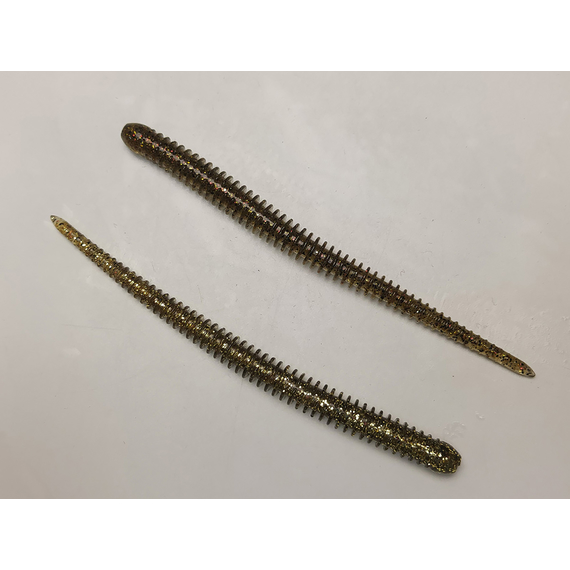 Силікон Keitech Easy Shaker 5.5" (10 шт/упак), колір:417 gold flash minnow, Довжина силікону: 5.5" (14 см), Колір силікону: 417 Gold Flash Minnow, фото , изображение 5