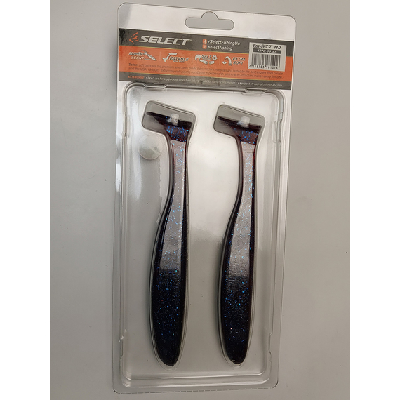 Силикон Select Easy Fat 7" col.110 (2 шт/пак), Длина силикона: 7" (17.5 см), Расцветка силикона: 110, фото , изображение 6