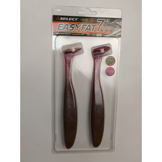 Силикон Select Easy Fat 7" col.900 (2 шт/пак), Длина силикона: 7" (17.5 см), Расцветка силикона: 900, фото , изображение 5