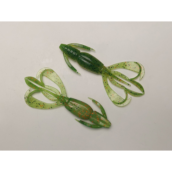 Силікон Keitech Crazy Flapper 4.4" (6 шт/упак), колір: ea#05 hot fire tiger, Довжина силікону: 4.4" (11.2 см), Колір силікону: EA#05 Hot Fire Tiger, фото , изображение 3